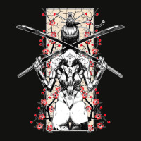 Hot Trend Japanese Samurai Girl And Vintage Sakura Cherry Blossom Gift Scorecard Crop Tee | Artistshot