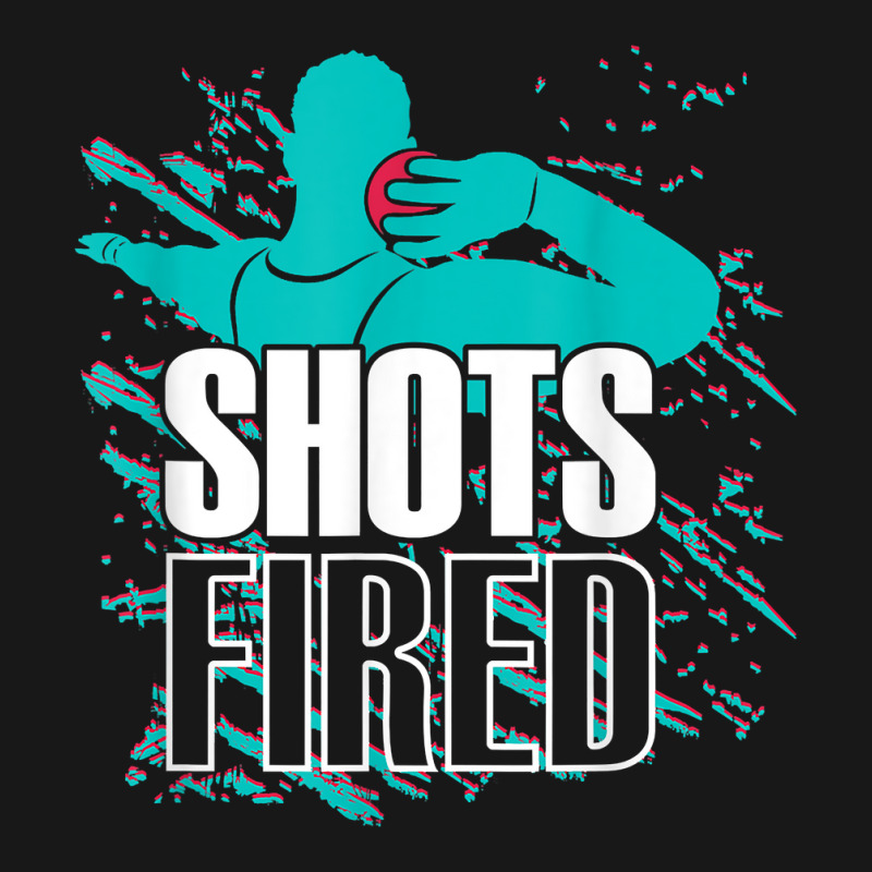 Shots Fired   Track And Field T Shirt Flannel Shirt by rennambka | Artistshot