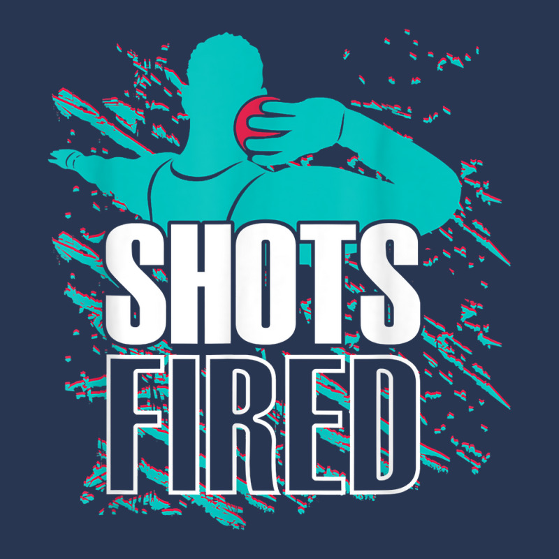 Shots Fired   Track And Field T Shirt Men Denim Jacket by rennambka | Artistshot