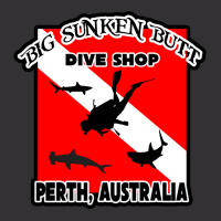 Big Sunken Butt Dive Shop Vintage Hoodie | Artistshot