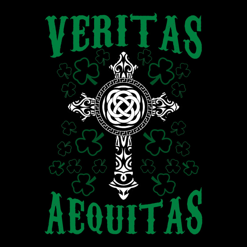 St Patricks Day Irish Veritas Aequitas Ireland Cropped Sweater by AlejandroArtist | Artistshot