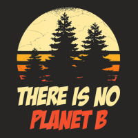 There's No Planet B Climate Change Ladies Fitted T-shirt | Artistshot