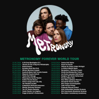 Metronomy Metronomy Forever Tour Dates Crop Top | Artistshot