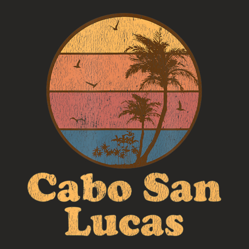 Trending Retro Cabo San Lucas Mexico Vintage 70s Sunset Ladies Fitted T-Shirt by michaelyounger19 | Artistshot