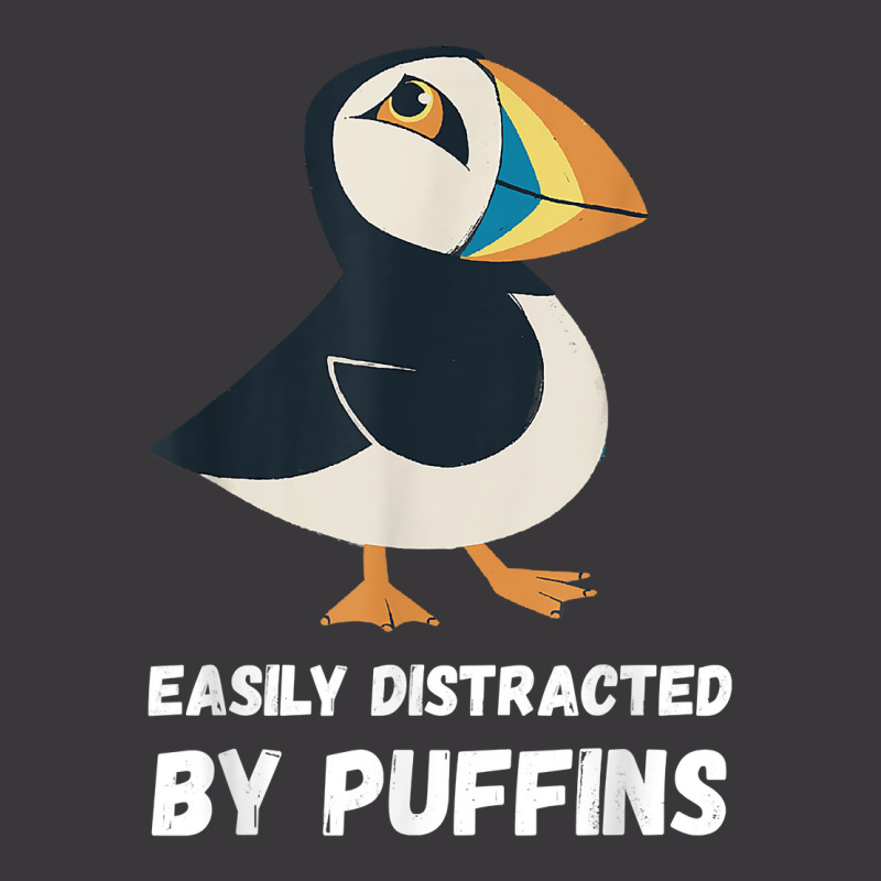 Puffin Easily Distracted Puffin Bird Lover Seabird Lover T Shirt Ladies Curvy T-Shirt by maryannmjra8 | Artistshot