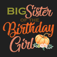 Big Sister Of The Birthday Girl Halloween Birthday Pumpkin Ladies Polo Shirt | Artistshot