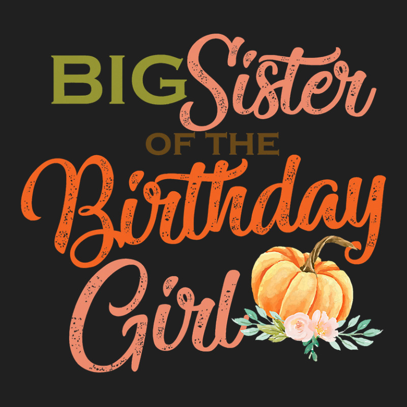 Big Sister Of The Birthday Girl Halloween Birthday Pumpkin Ladies Polo Shirt by Davidartist | Artistshot