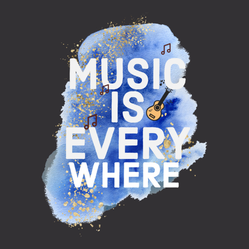 Music Is Everywhere Vintage Hoodie by MichaelVictory | Artistshot