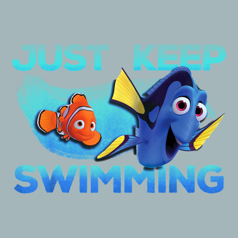 Finding Nemo Just Keep Swimming Funny Nemo And Dory Unisex Tee Adult T Unisex Sherpa-lined Denim Jacket | Artistshot