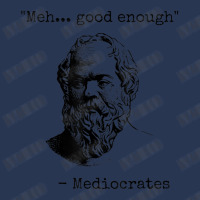 Meh Good Enough Mediocrates Sarcastic Greek Philosophy Ladies Denim Jacket | Artistshot