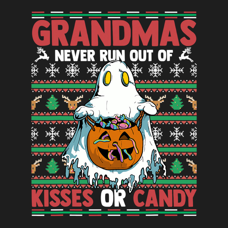 Grandmas Never Run Out Of Kisses Or Candy Halloween Granny Classic T-shirt | Artistshot