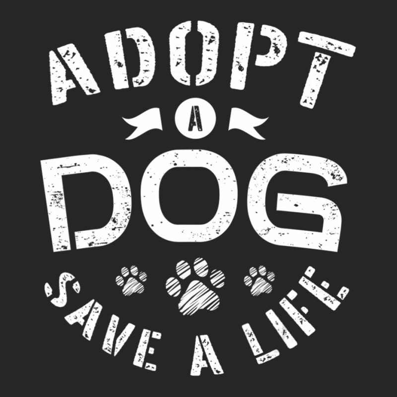 Limited Edition Adopt A Dog Save A Life For An Animal Lover Animal Res Ladies Fitted T-Shirt by michealyoungerlk01 | Artistshot