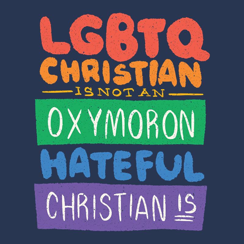 Limited Edition Lgbtq Christian Is Not An Oxymoron Lgbt Pride Gift Men Denim Jacket | Artistshot