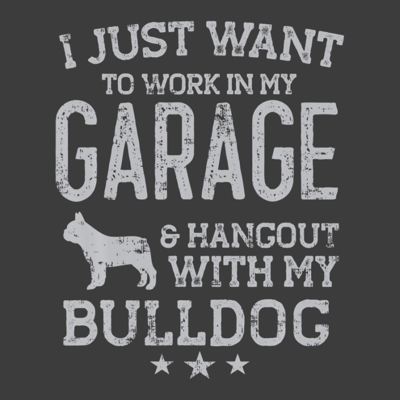 Bulldog Dad Car Garage Hangout Men Men's Polo Shirt by crrojkeydalu | Artistshot