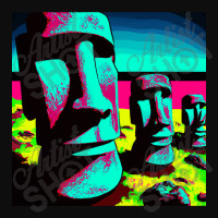 Limited Edition Pop Art Easter Island Crop Top | Artistshot