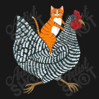 Trending Ginger Cat Chicken Ride Flannel Shirt | Artistshot