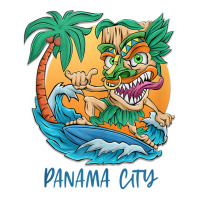 Panama City Florida Vacation Surfing Beach Trip Tiki Man Tank Top Youth Tee | Artistshot