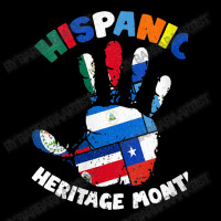 Womens Latin America Latino Pride Hand Hispanic Heritage Month Vneck Unisex Jogger | Artistshot