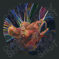 Limited Edition Fanfin Seadevil Painting - 2012 Women's Triblend Scoop T-shirt | Artistshot