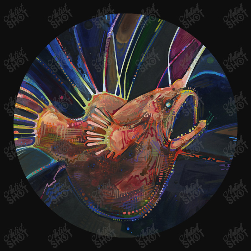 Limited Edition Fanfin Seadevil Painting - 2012 Crop Top by Rios Arevalo | Artistshot