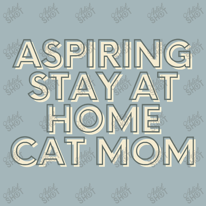 Trending Aspiring Stay At Home Cat Mom Unisex Sherpa-lined Denim Jacket | Artistshot