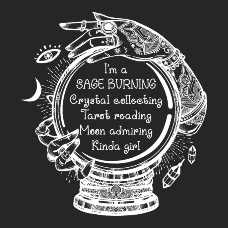 Limited Edition Witches Sage Crystal Tarot Reading Moon Kã¬nda Girl Ladies Fitted T-Shirt by fenderbendable | Artistshot