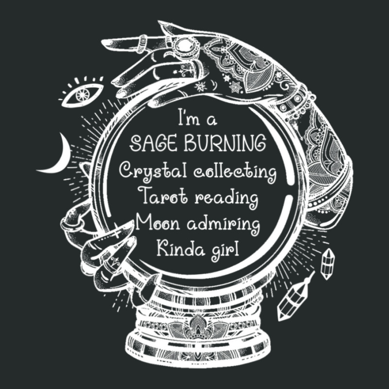 Limited Edition Witches Sage Crystal Tarot Reading Moon Kã¬nda Girl Women's Triblend Scoop T-shirt by fenderbendable | Artistshot