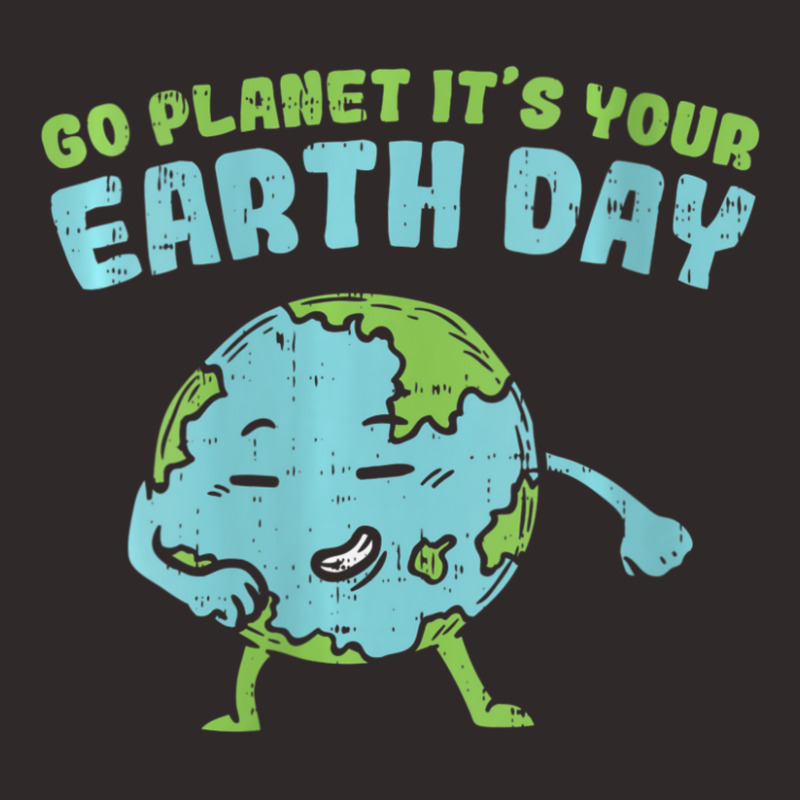 Womens Floss Dance Go Planet Its Your Earth Day Flossing V-neck Racerback Tank by rastyrocl | Artistshot