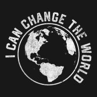 Womens I Can Change The World Earth Day And Peace V-neck Flannel Shirt | Artistshot