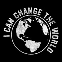 Womens I Can Change The World Earth Day And Peace V-neck Men's 3/4 Sleeve Pajama Set | Artistshot