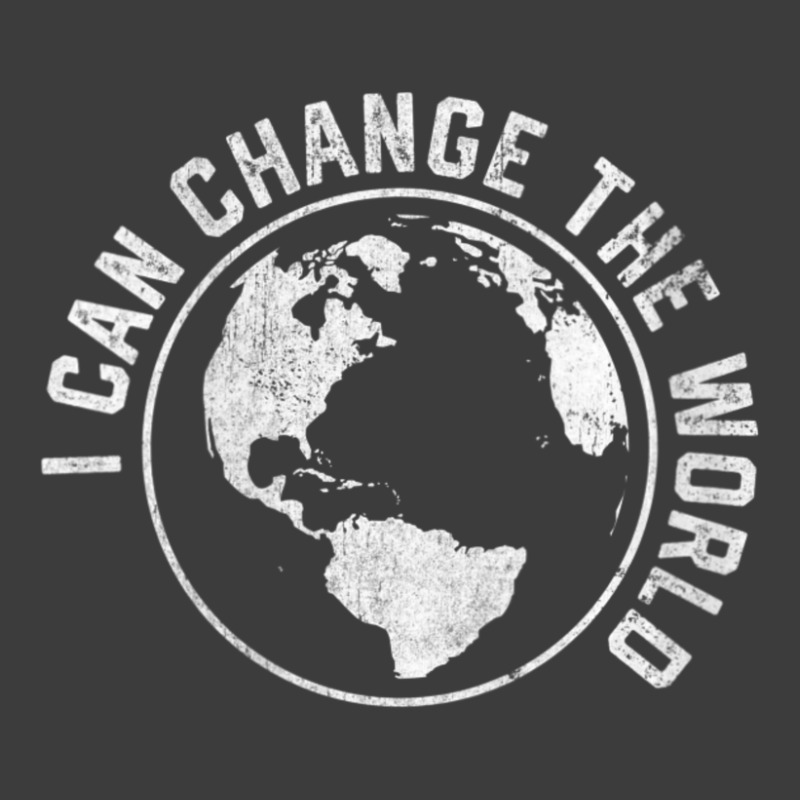 Womens I Can Change The World Earth Day And Peace V-neck Men's Polo Shirt by rastyrocl | Artistshot