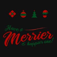 Have A Merrier & Happier One! - Funny Christmas Special T-shirt Christ Metal Print Vertical | Artistshot