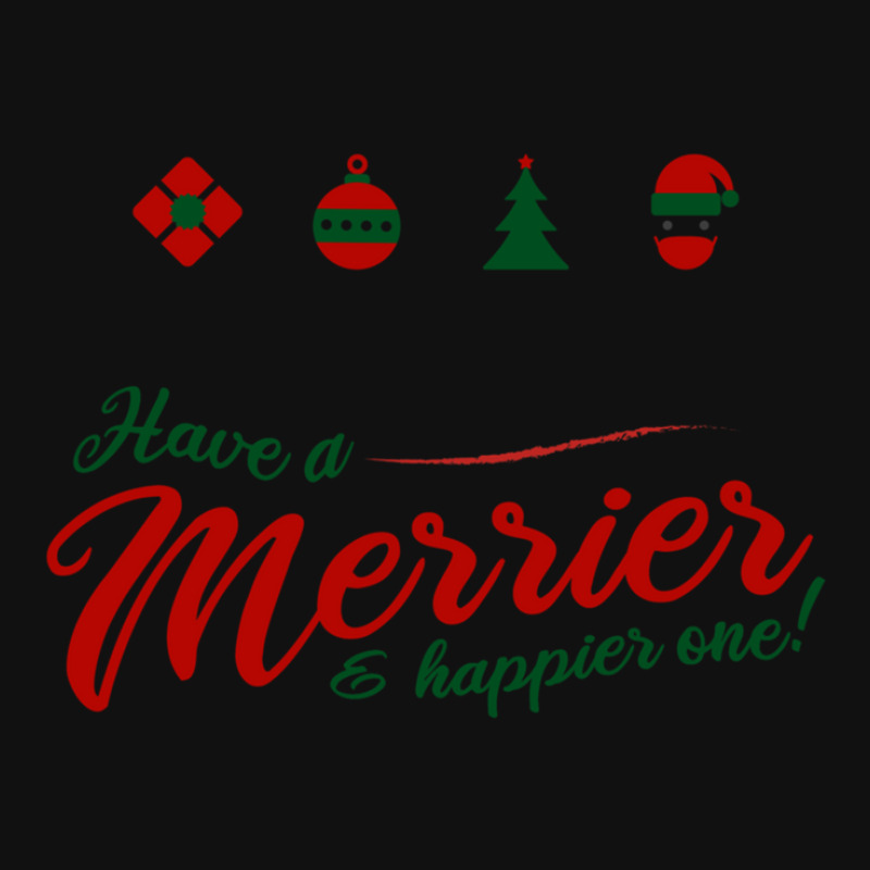 Have A Merrier & Happier One! - Funny Christmas Special T-shirt Christ Metal Print Vertical | Artistshot