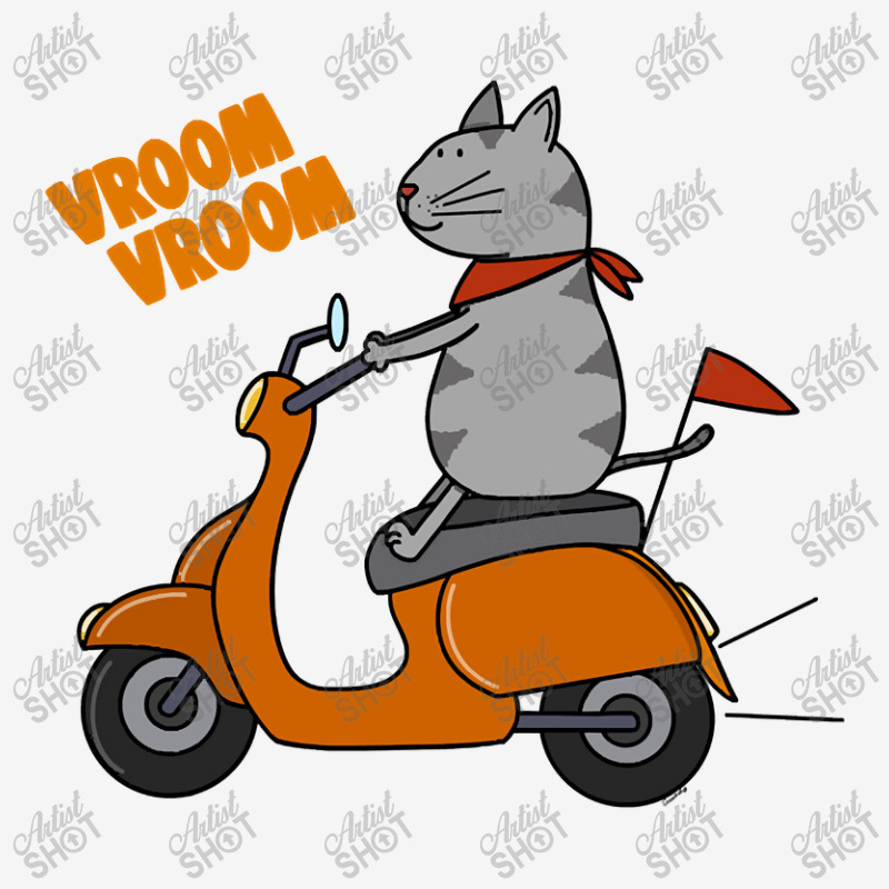 Trending Grey Cat On A Scooter Camper Cup | Artistshot