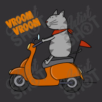 Trending Grey Cat On A Scooter Vintage Short | Artistshot