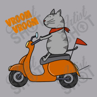 Trending Grey Cat On A Scooter Youth 3/4 Sleeve | Artistshot