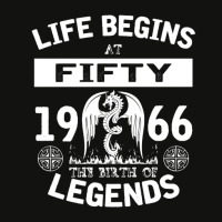 Trending Life Begins At Fifty Scorecard Crop Tee | Artistshot