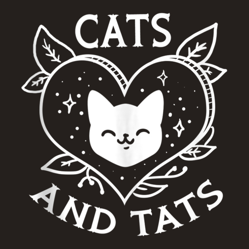 Funny Cats And Tats Product   Tattoo Art Design Tank Top Tank Top | Artistshot