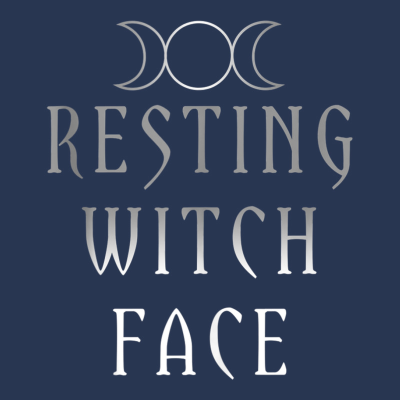 Funny Wiccan Goddess Moon Resting Witch Face Pagan Gift Tank Top Ladies Denim Jacket by bettincam | Artistshot