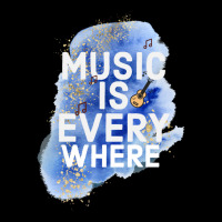 Music Is Everywhere Maternity Scoop Neck T-shirt | Artistshot