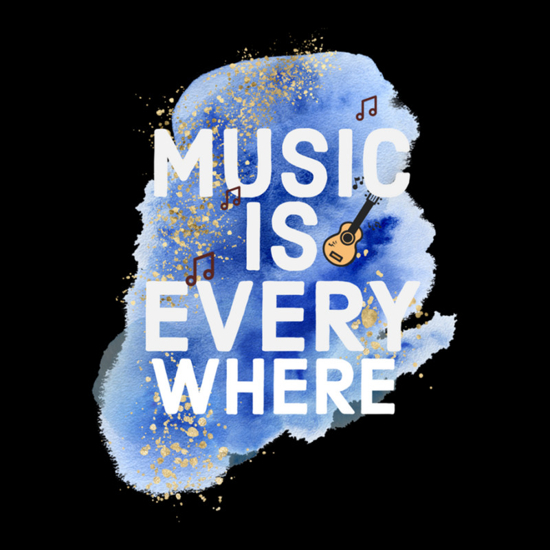 Music Is Everywhere Maternity Scoop Neck T-shirt by MichaelVictory | Artistshot