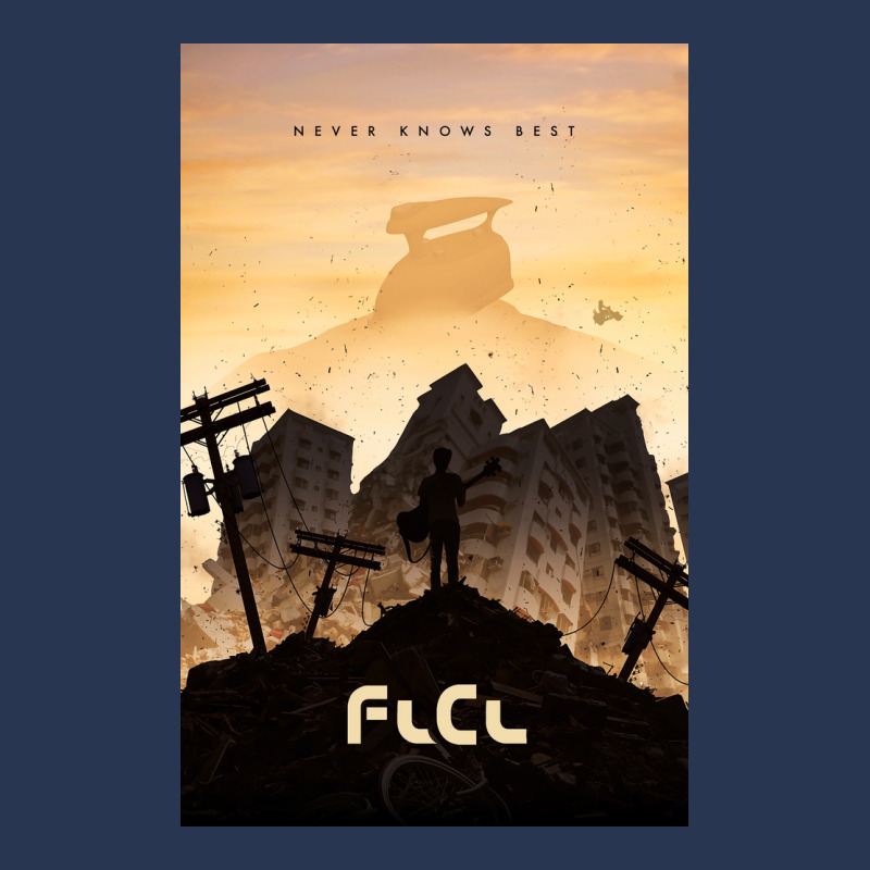 Flcl Concept Poster Poster Men Denim Jacket | Artistshot