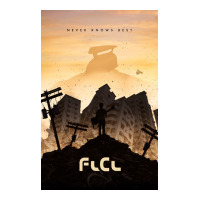 Flcl Concept Poster Poster Sticker | Artistshot