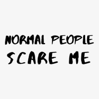 Normal People Scare Me  Ahs Ladies Fitted T-shirt | Artistshot