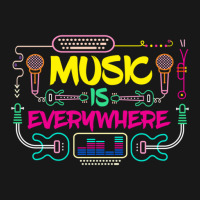 Music Is Everywhere Quote And Gift For Music Lover Tshirt 1 Flannel Shirt | Artistshot