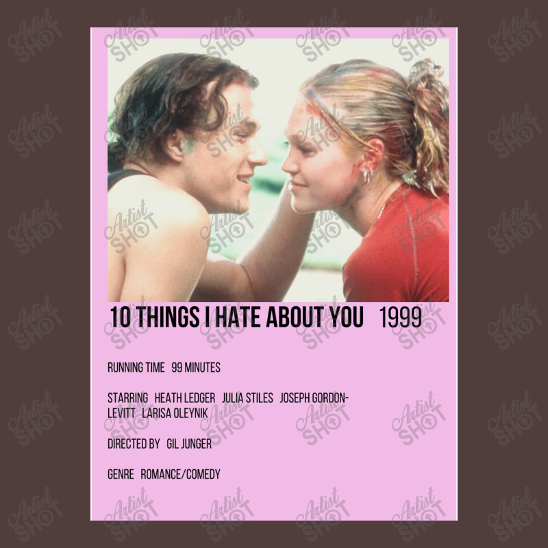 10 Things I Hate About You Minimalist Movie Postersticker Graphic T-shirt | Artistshot