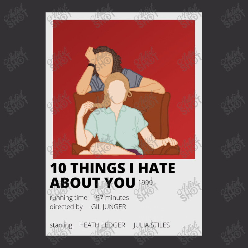 10 Things I Hate About You Minimalist Poster Vintage Short | Artistshot