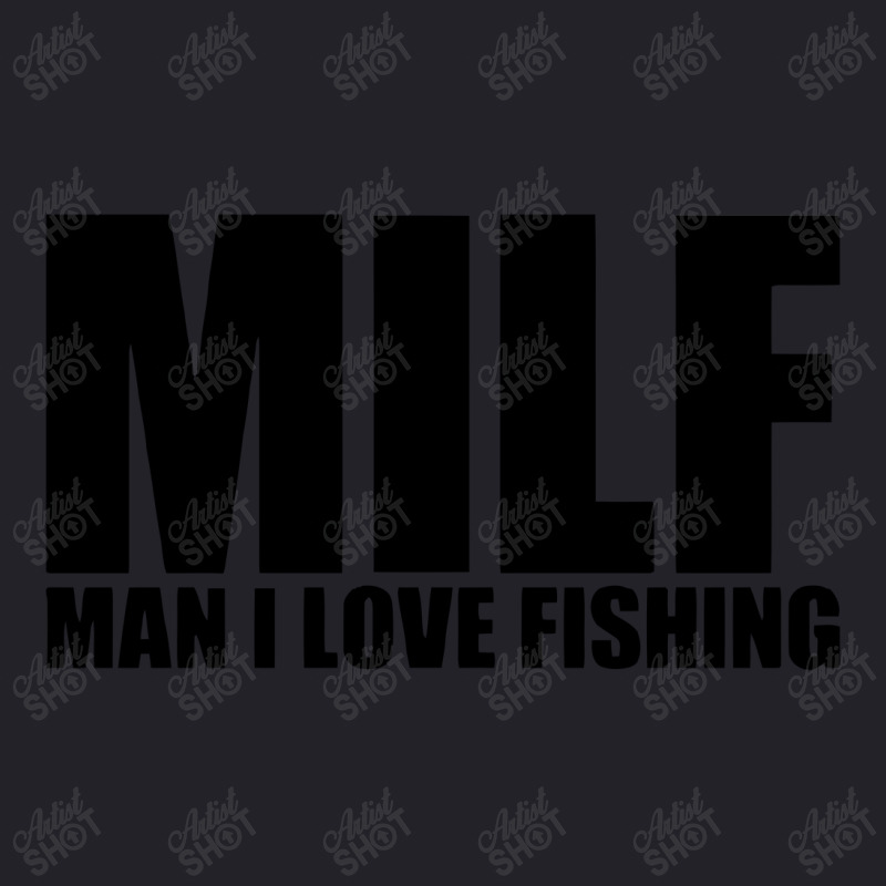 Milf Man I Love Fishing Unisex Sherpa-lined Denim Jacket | Artistshot