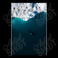 Aerial Of A Lone Humpback Whale In Front Of An Iceberg In Greenland Men's Long Sleeve Pajama Set | Artistshot