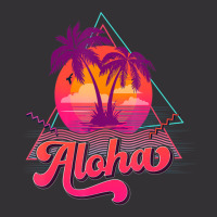 Limited Edition Aloha Hawaii Hawaiian Palm Tree Surf Beach 80s Vacatio Vintage Hoodie | Artistshot